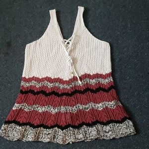 Summer time knitted tank top